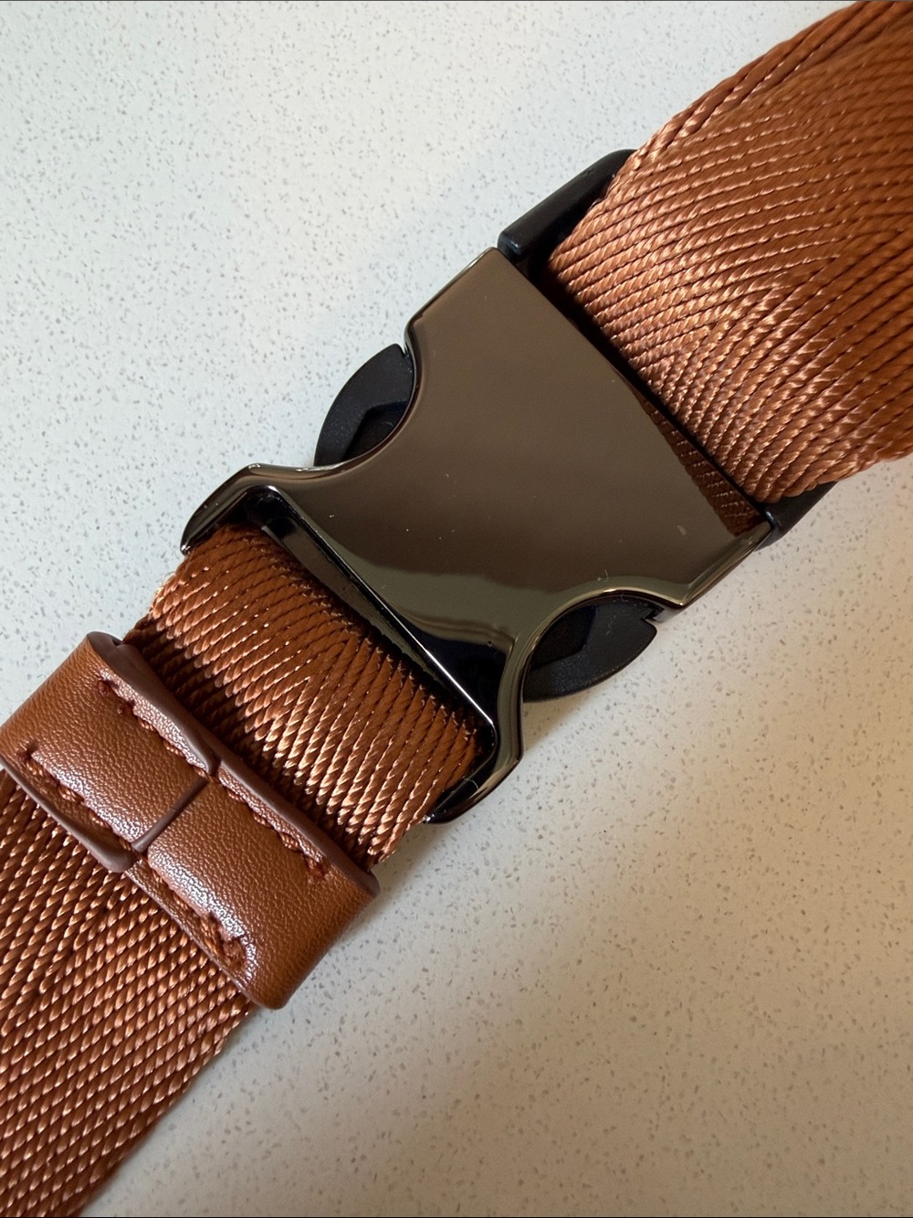 Caara Chestnut Belt Bag with Tan Strap - Picture 4 of 8